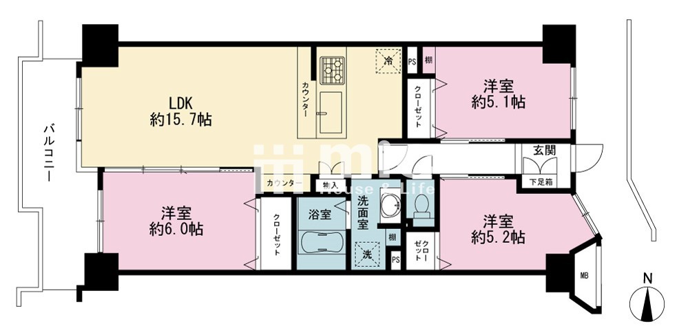 中古マンション ミック売買サイト ハイテラス金沢文庫