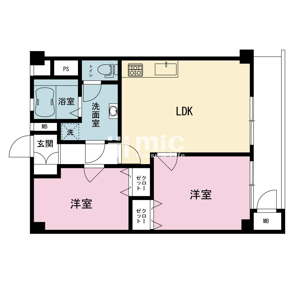 六浦荘団地C号棟