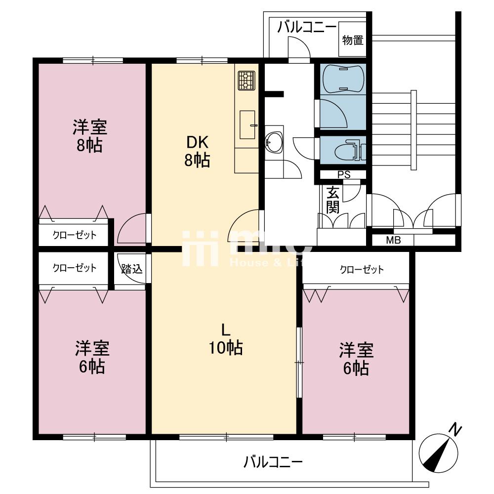 フローラ桂台4号棟