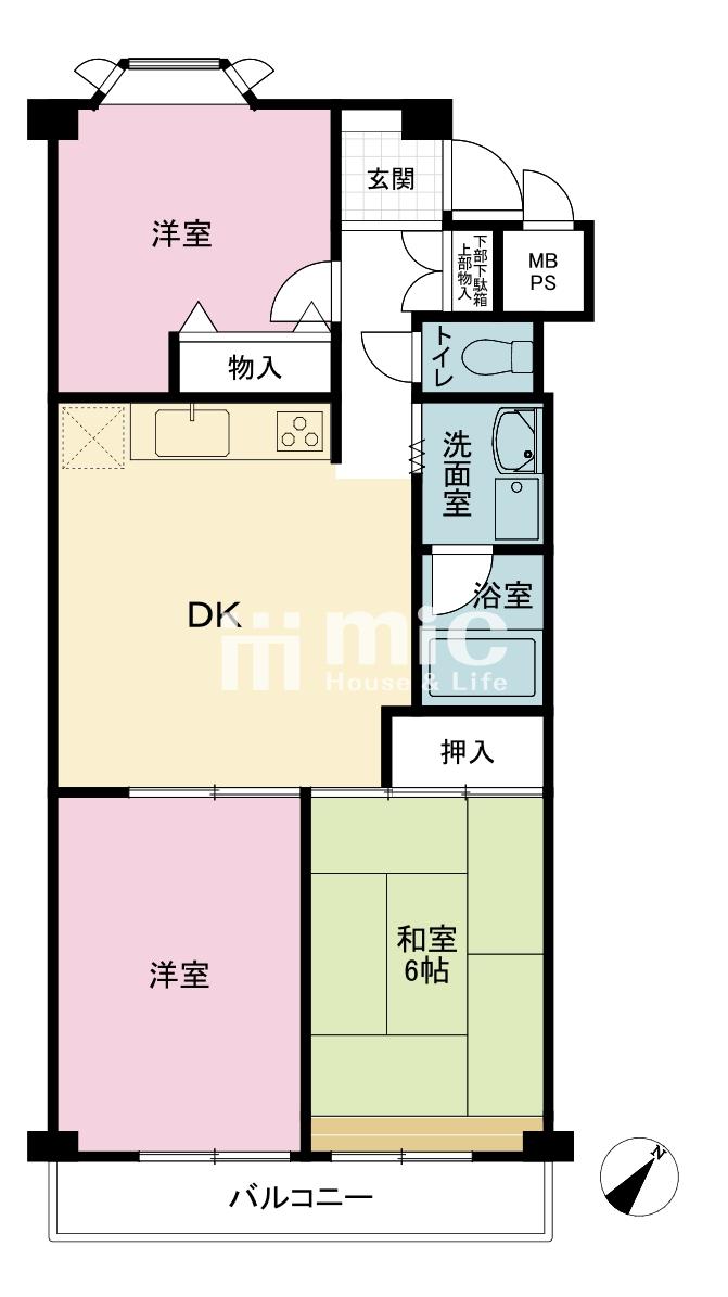 ダイアパレス上大岡第6　B棟