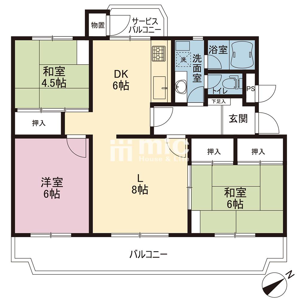 金沢八景クローバーハイツF棟