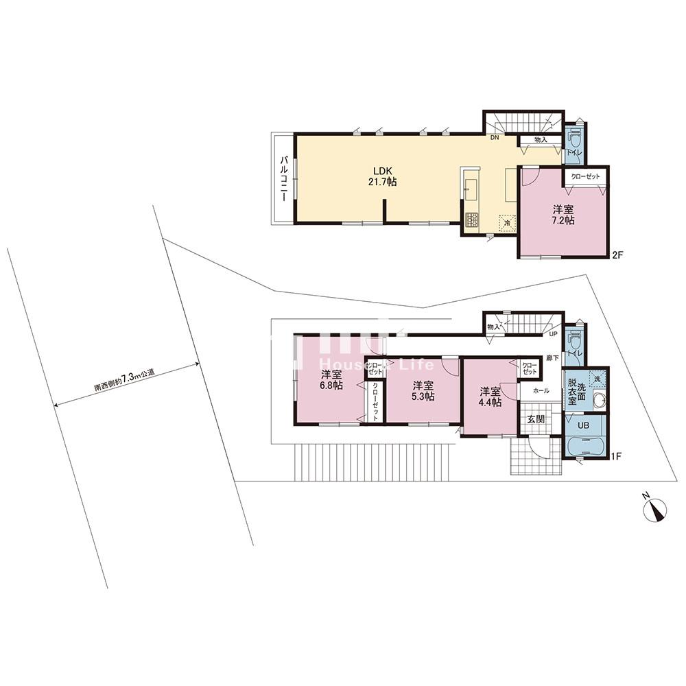 横浜市磯子区岡村2丁目【4号棟】