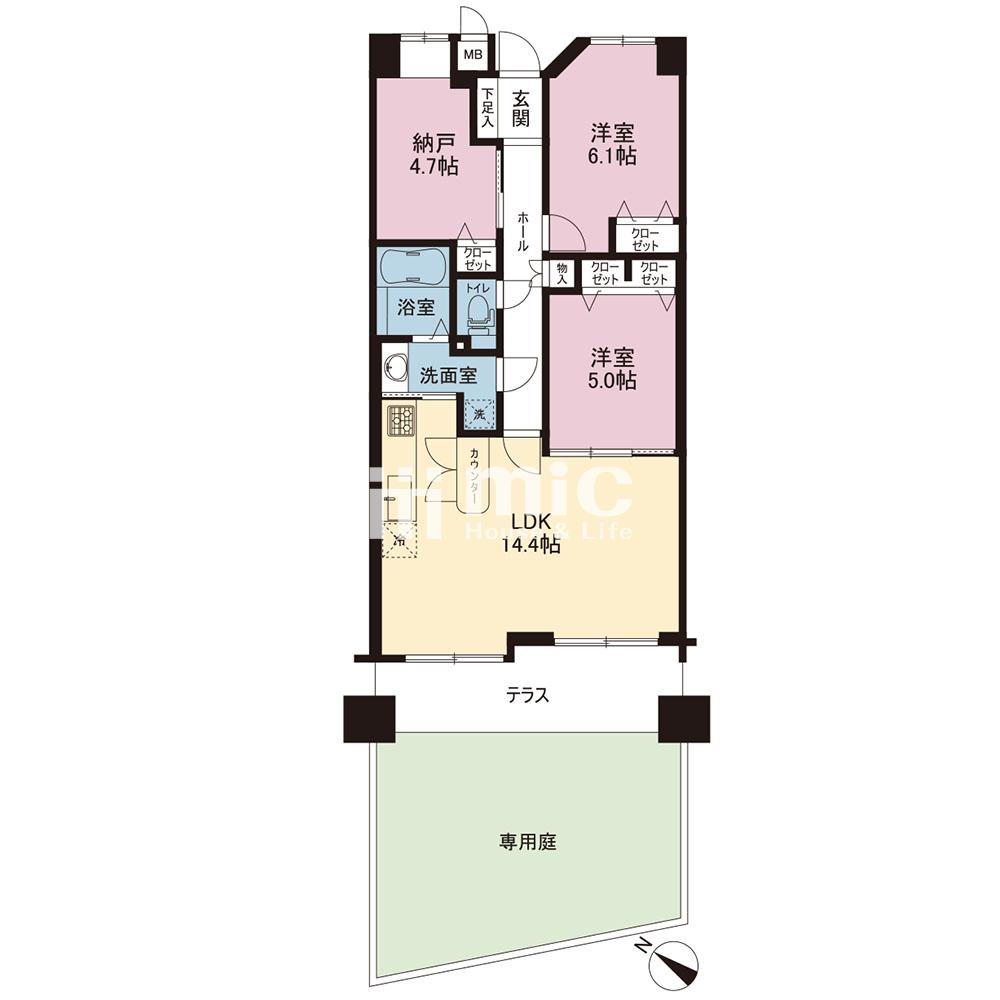 東急ドエル横浜ヒルサイドガーデン4番館