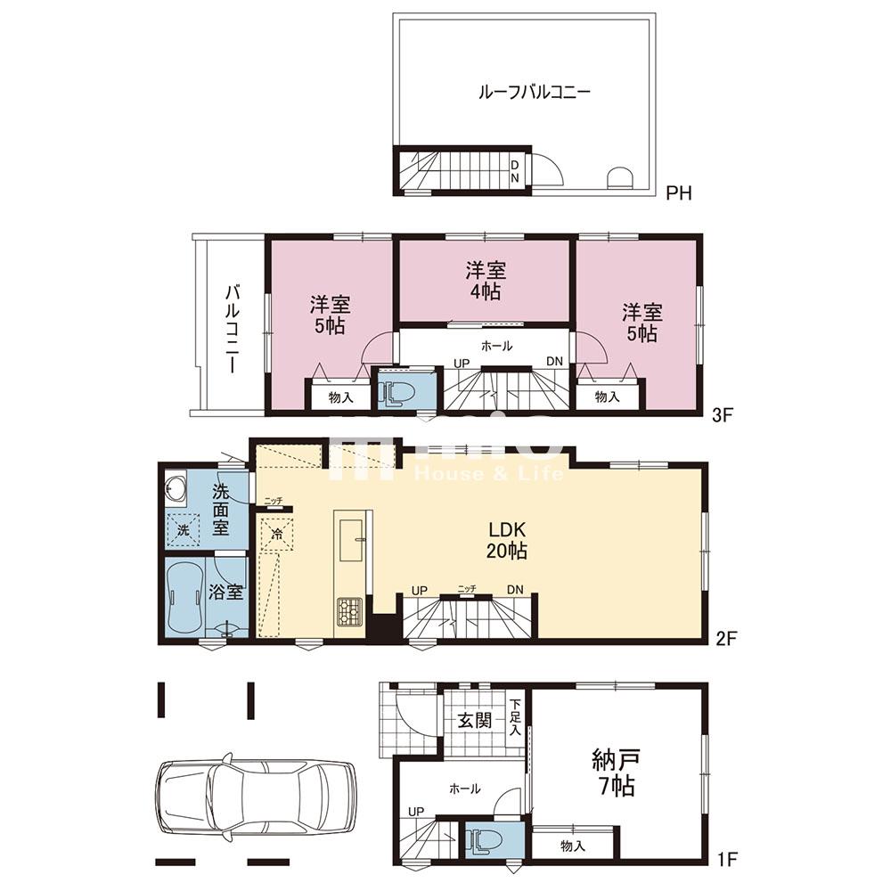 鵠沼花沢町新築戸建【1号棟】
