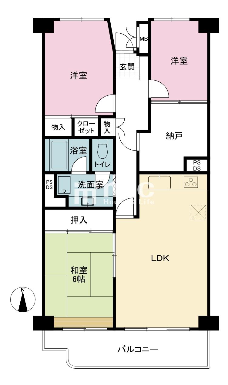 横浜パークタウンD棟
