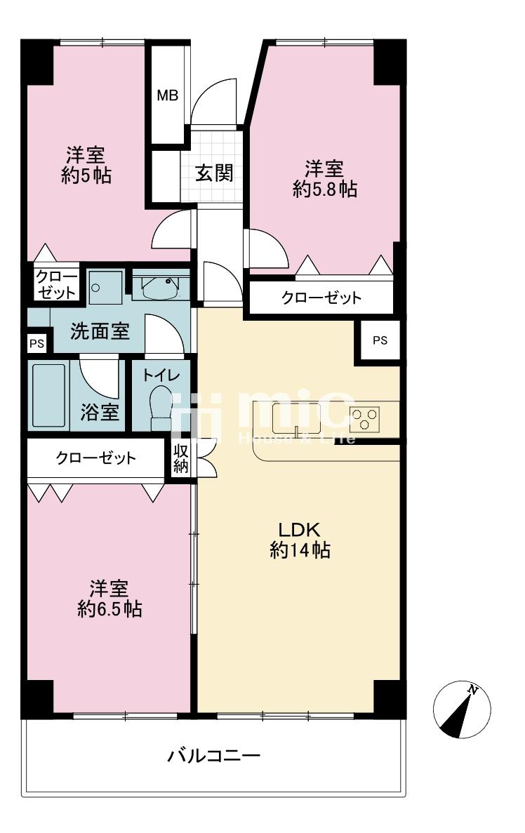 横浜パークタウンF棟