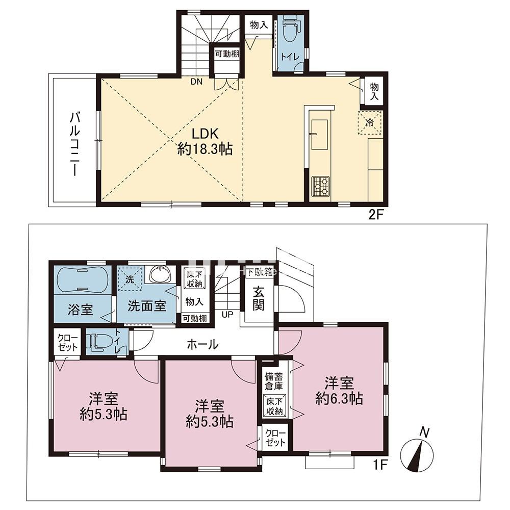 弥勒寺3丁目新築戸建【B号棟】
