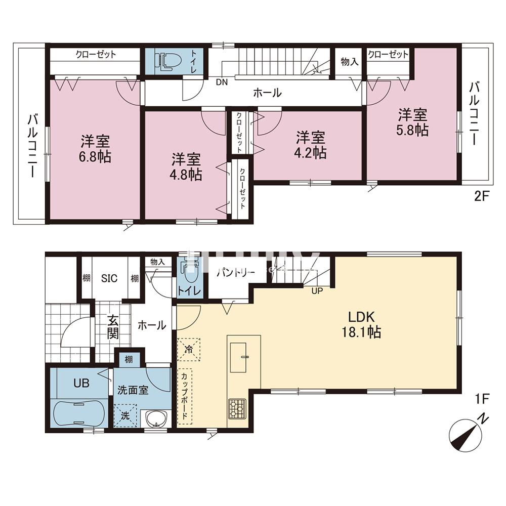 横浜市港南区上永谷5丁目【2号棟】