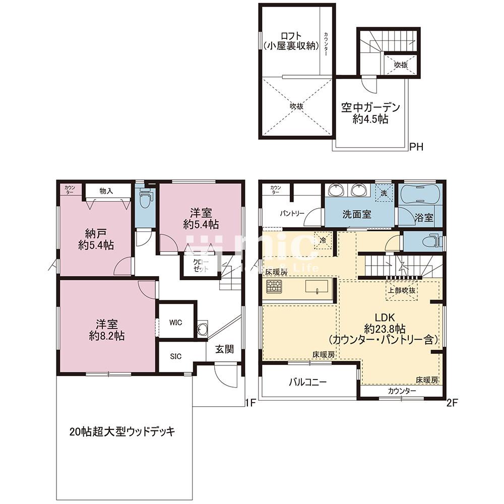 藤沢市藤が岡3丁目新築戸建【A号棟】