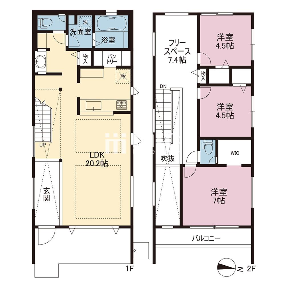 西鎌倉2丁目新築戸建【A号棟】
