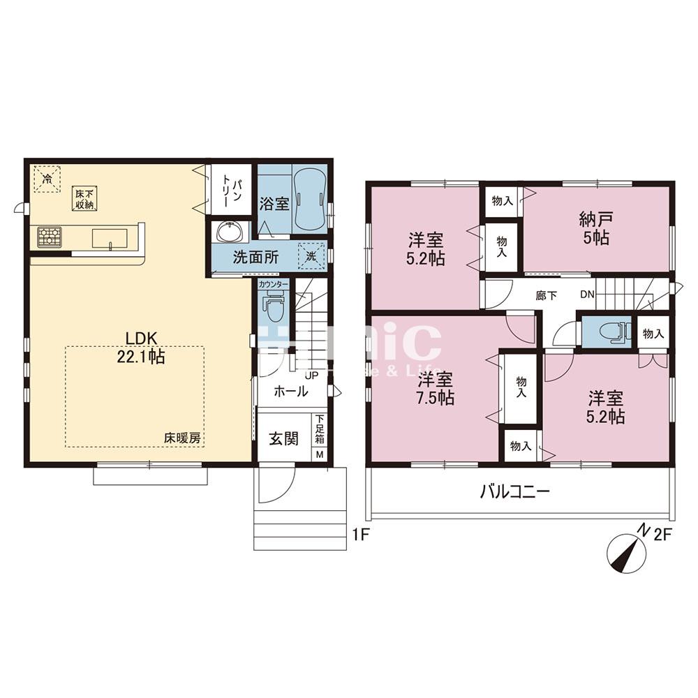 横浜市磯子区森が丘2丁目【1号棟】