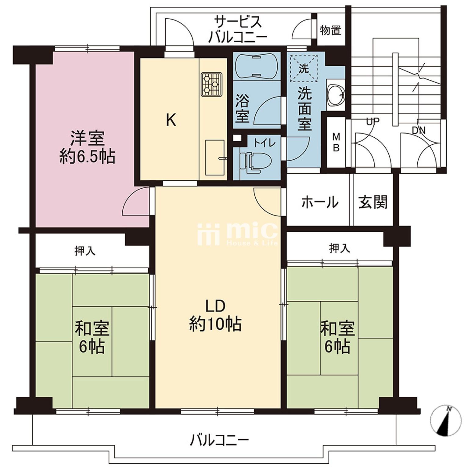興人磯子台マンションK-3