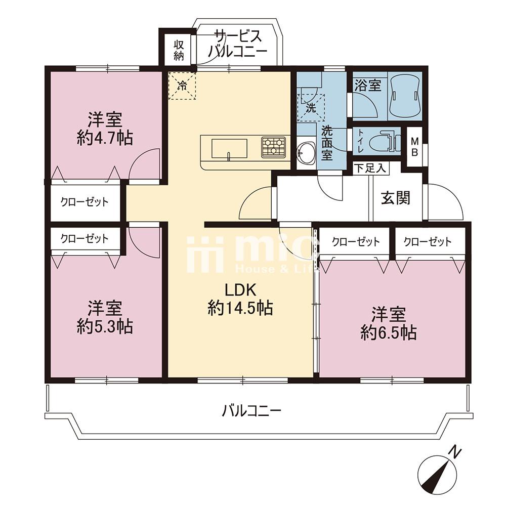 金沢八景クローバーハイツF棟