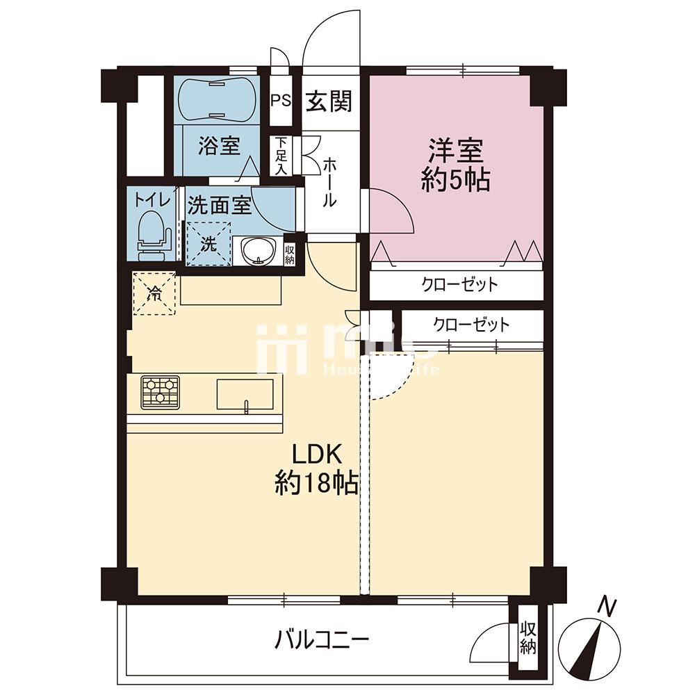 六浦荘団地B号棟