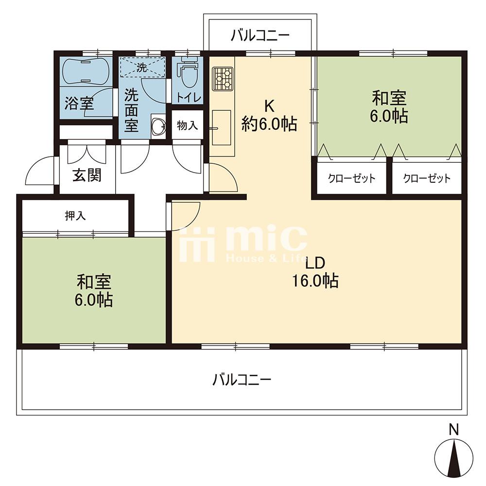 港南台ひばり団地6号棟