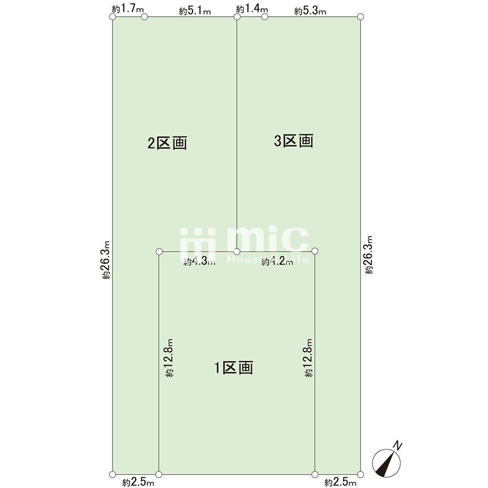 横浜市磯子区洋光台3丁目【2区画】