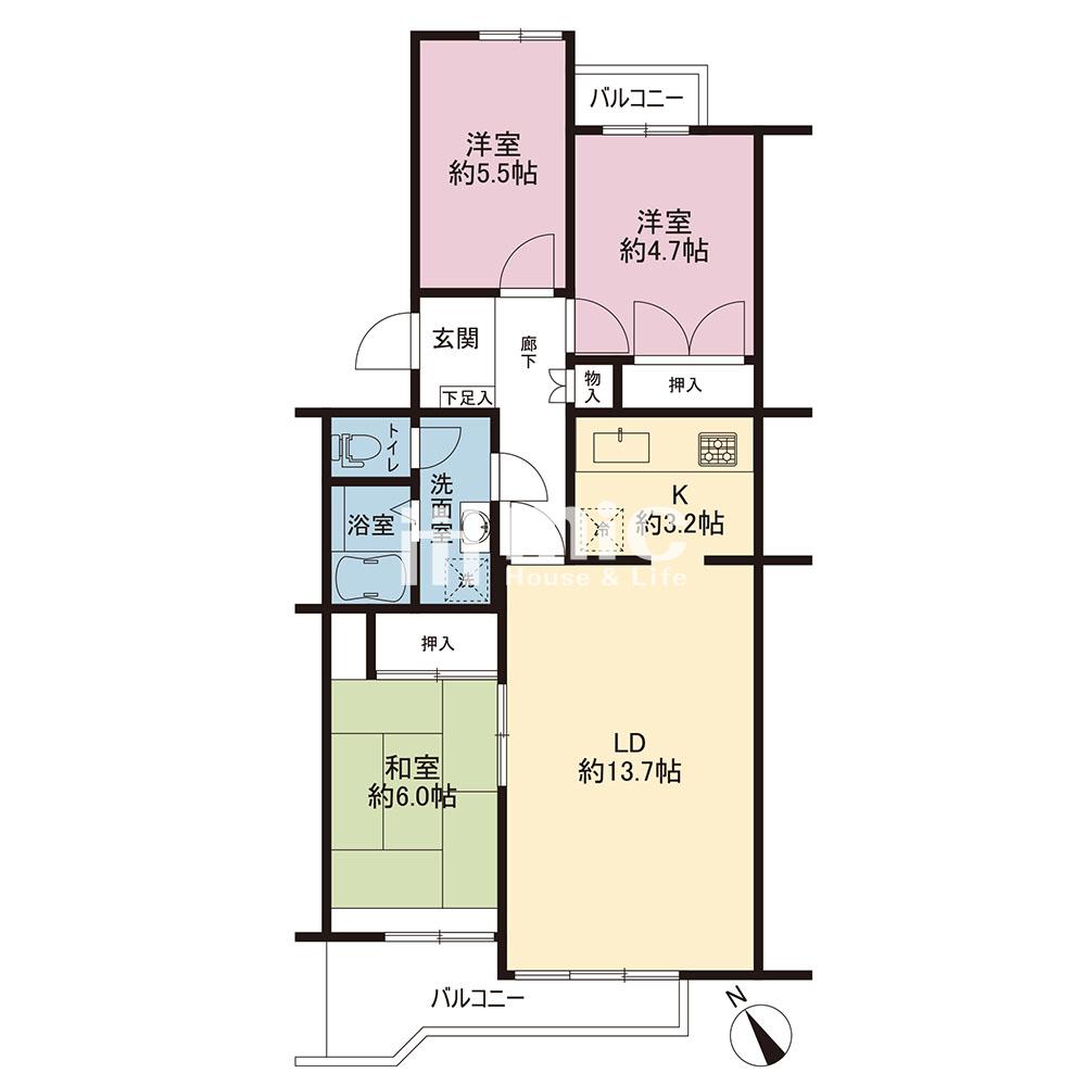上大岡セントラルハイツD棟