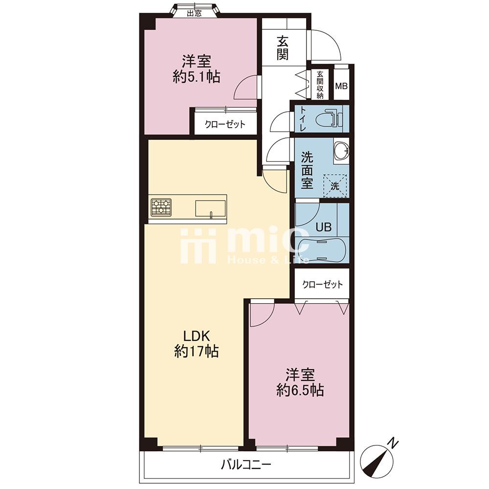 ダイアパレス上大岡第6　B棟