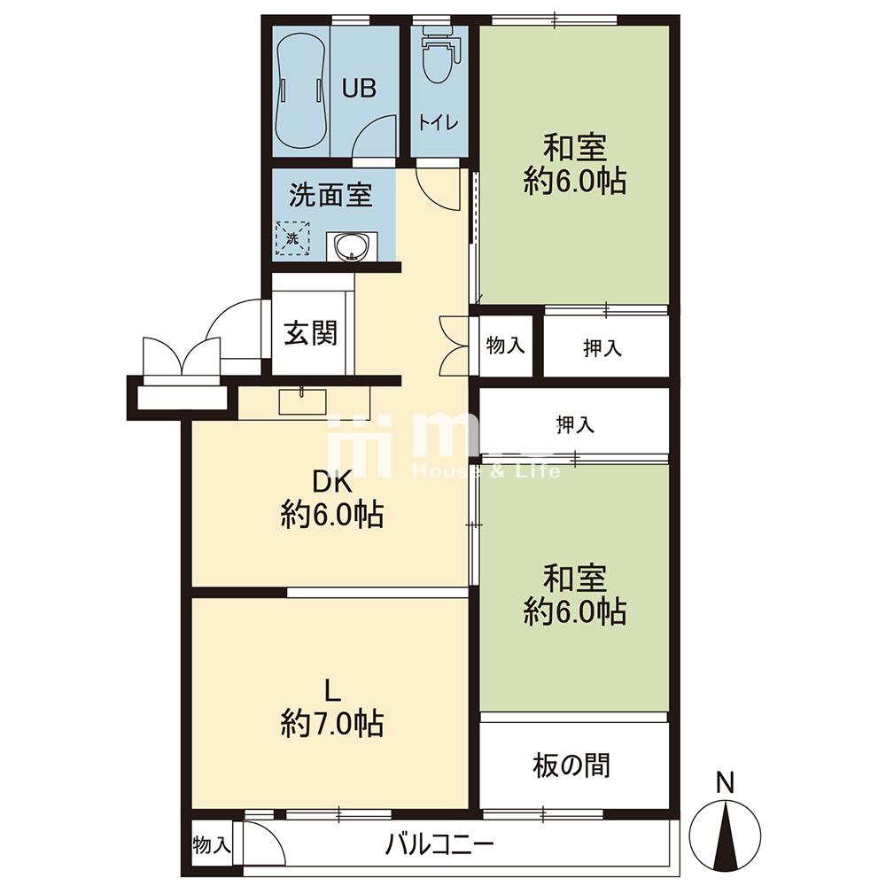 公田ハイツ2号棟