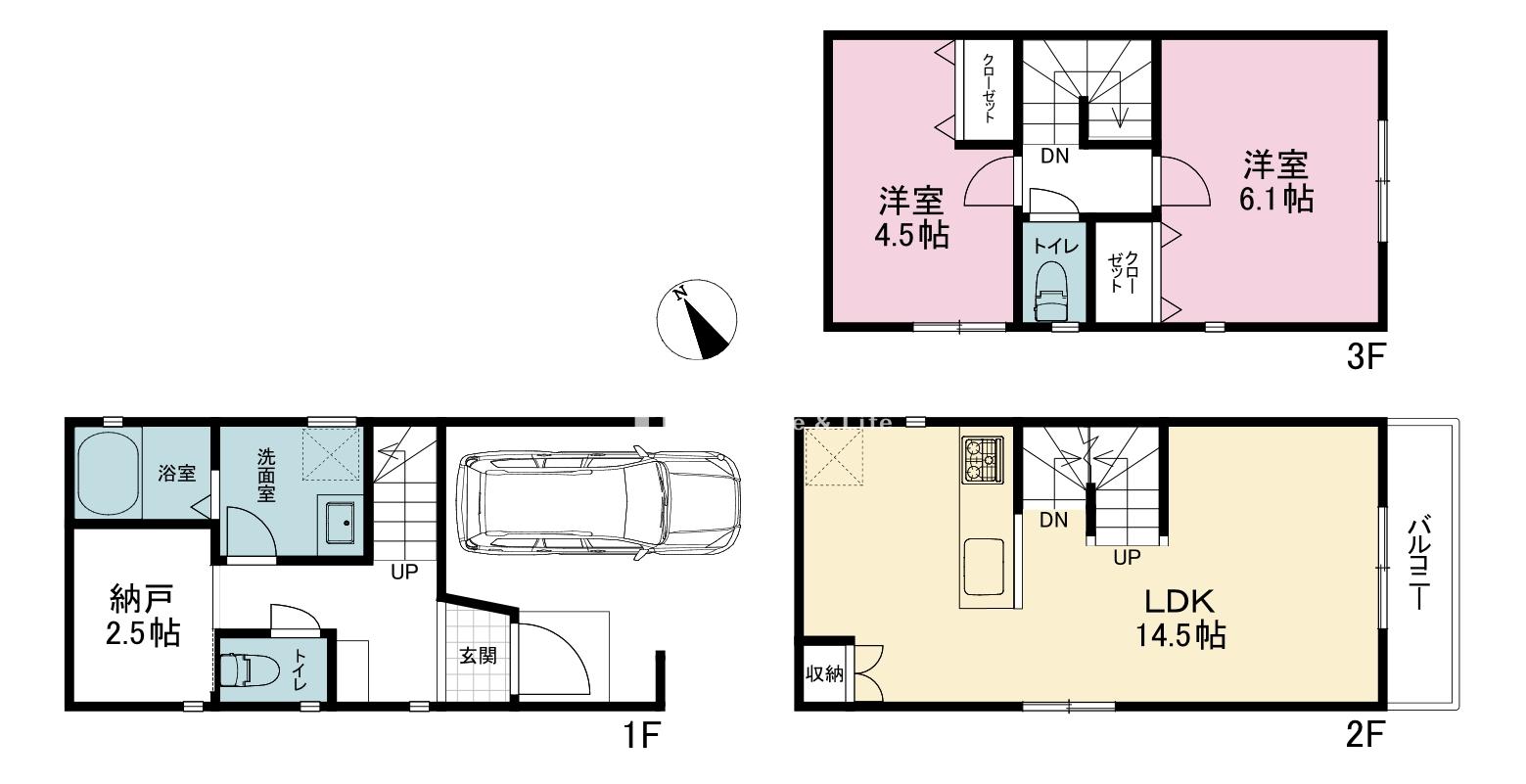 横浜市中区山元町3丁目【B号棟】