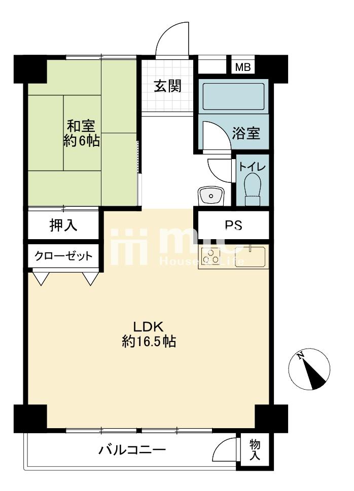 市ドリームハイツ1号棟