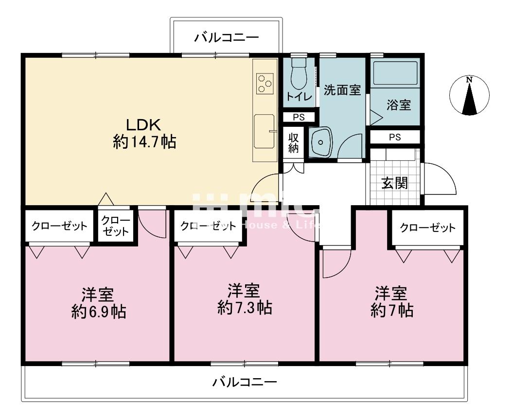港南台ひばり団地5号棟