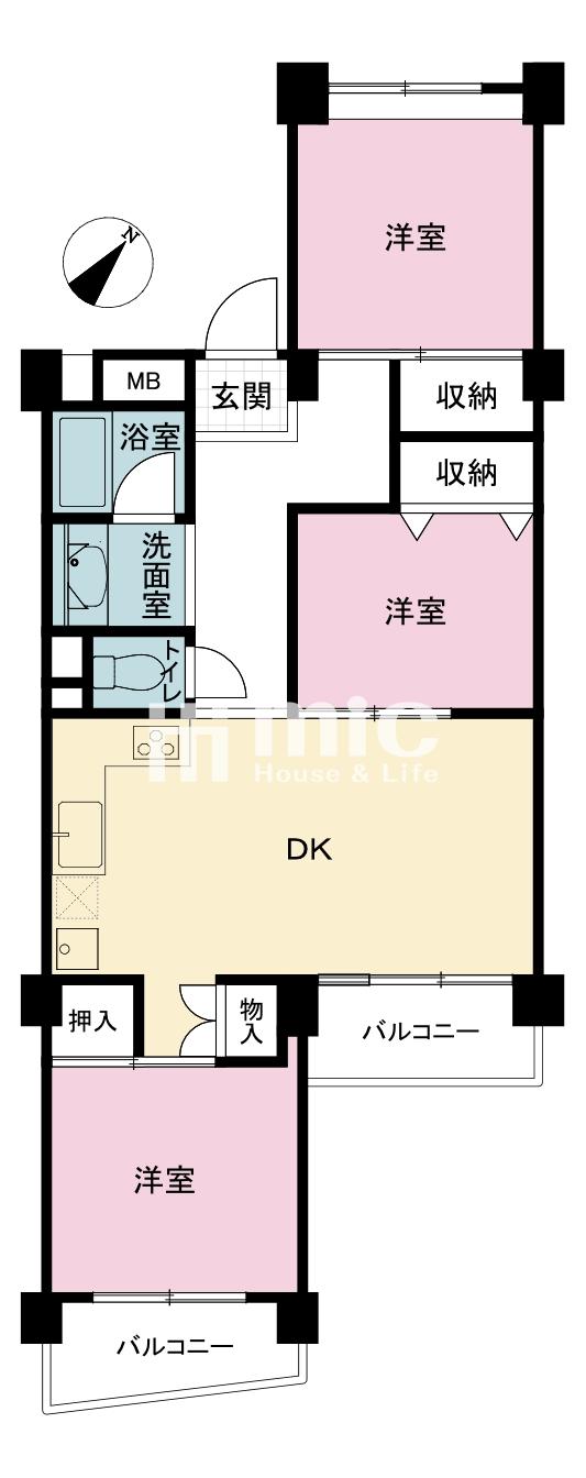 南永田団地1街区1号棟