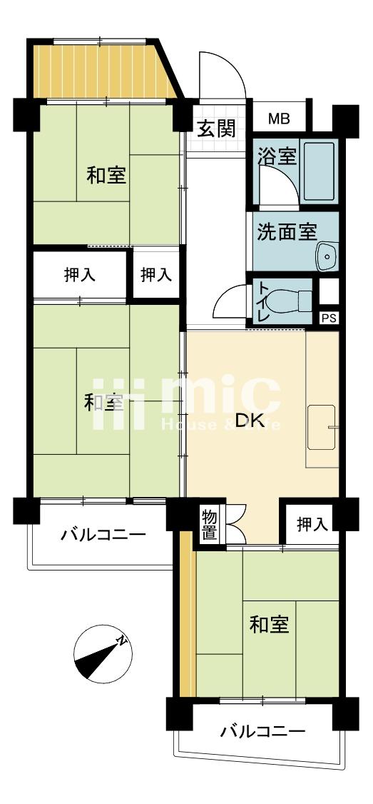 南永田団地1街区1号棟