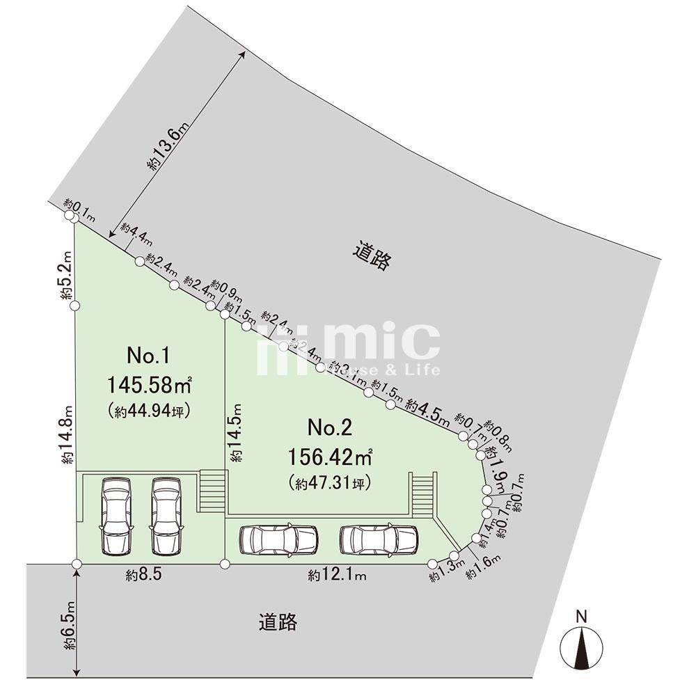 横浜市金沢区釜利谷西3丁目【2区画】